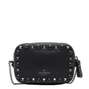 Pre-owned Fabric shoulder-bags Valentino Vintage , Black , Dames