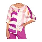 Dames Blouse Retrain Silvian Heach , Multicolor , Dames