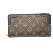 Pre-owned Leather wallets Louis Vuitton Vintage , Brown , Dames