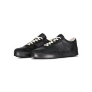 Velours Accent Sneaker Hogan , Black , Heren