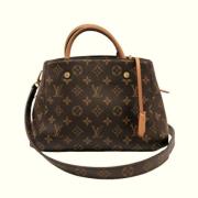 Pre-owned Canvas louis-vuitton-bags Louis Vuitton Vintage , Brown , Da...