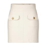 Stijlvolle Mini Rok Parijs Seductive , Beige , Dames