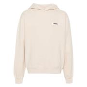 Luxe Beige Katoenen Hoodie Jacquemus , Beige , Heren