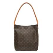 Pre-owned Canvas louis-vuitton-bags Louis Vuitton Vintage , Brown , Da...