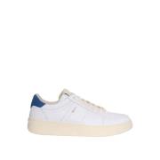 Elektrisch Blauw Leren Sneakers Saint Sneakers , White , Dames