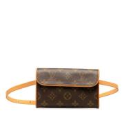 Pre-owned Fabric louis-vuitton-bags Louis Vuitton Vintage , Brown , Da...