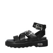 Flat Sandals Cult , Black , Dames