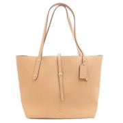 Pre-owned Leather totes Coach Pre-owned , Beige , Dames