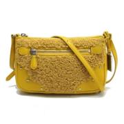 Pre-owned Fabric shoulder-bags Coach Pre-owned , Yellow , Dames