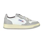 Leren Sneakers met Geborduurd Logo Autry , Multicolor , Dames