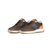 Sportieve Suède Leren Hardloopschoen Tod's , Brown , Heren