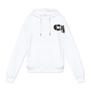 Sweatshirt met logo Off White , White , Heren