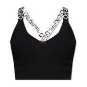 Top met logo Off White , Black , Dames