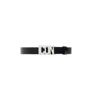 Riem met decoratieve gesp Dsquared2 , Black , Dames