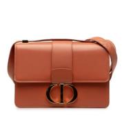 Pre-owned Leather dior-bags Dior Vintage , Orange , Dames