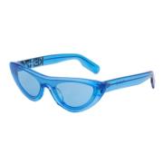 Blauwe Acetaat Zonnebril voor Vrouwen Kenzo , Blue , Dames