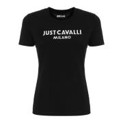 Stijlvolle T-shirts en Polos Just Cavalli , Black , Dames