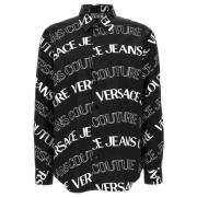 Stijlvolle Overhemden Collectie Versace Jeans Couture , Black , Heren