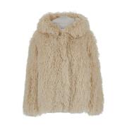 Beige Jas Giubbino Msgm , Beige , Dames