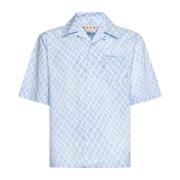 Blauwe Shirt Collectie Marni , Blue , Heren