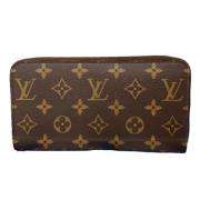 Pre-owned Canvas wallets Louis Vuitton Vintage , Brown , Dames