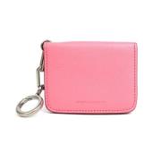 Pre-owned Leather wallets Burberry Vintage , Pink , Dames