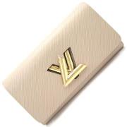 Pre-owned Leather wallets Louis Vuitton Vintage , Beige , Dames