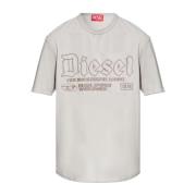 T-shirt `T-Rawjust` Diesel , Gray , Heren