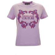 Stijlvolle T-shirts en Polos Versace Jeans Couture , Purple , Dames