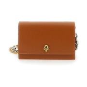 Luxe Small Skull City Tas in Bruin Alexander McQueen , Brown , Dames