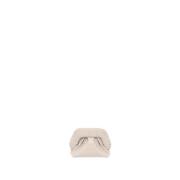 Eco Stof Clutch Tas Magnetische Sluiting THEMOIRè , White , Dames