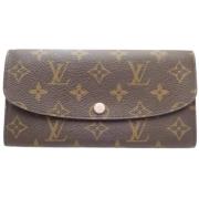 Pre-owned Leather wallets Louis Vuitton Vintage , Brown , Dames