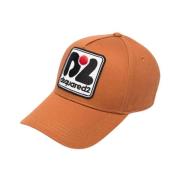 Geborduurd Logo Zonneklep Dsquared2 , Brown , Unisex