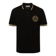 Stijlvolle T-shirts en Polos Versace Jeans Couture , Black , Heren