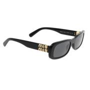 Stijlvolle Zonnebril Miu Miu , Black , Dames