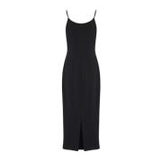 Elegante Midi Jurk Rylan Misha , Black , Dames