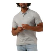 Heren Polo T-shirts van Glad Katoen Calvin Klein , Gray , Heren