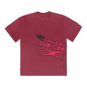 Limited Edition Cactus Jack T430X Tee Travis Scott , Red , Heren