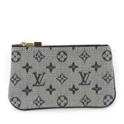 Pre-owned Canvas wallets Louis Vuitton Vintage , Gray , Dames