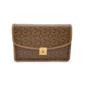 Pre-owned Canvas clutches Celine Vintage , Beige , Dames