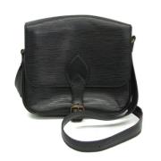 Pre-owned Leather shoulder-bags Louis Vuitton Vintage , Black , Dames