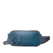 Pre-owned Fabric louis-vuitton-bags Louis Vuitton Vintage , Blue , Dam...