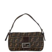 Pre-owned Leather fendi-bags Fendi Vintage , Brown , Dames