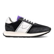 Vintage Running Sneakers Zwart Violet Philippe Model , Black , Dames