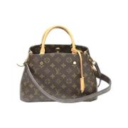 Pre-owned Canvas shoulder-bags Louis Vuitton Vintage , Brown , Dames