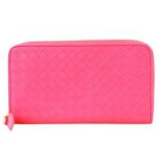 Pre-owned Leather wallets Bottega Veneta Vintage , Pink , Dames