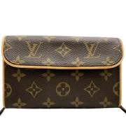 Pre-owned Fabric louis-vuitton-bags Louis Vuitton Vintage , Brown , Da...