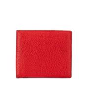 Pre-owned Leather wallets Bottega Veneta Vintage , Red , Dames