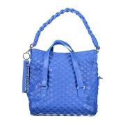 Blauwe Chique Handtas met Contrasterende Details Desigual , Blue , Dam...