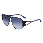 Zwarte Metalen Zonnebril Karl Lagerfeld , Black , Unisex